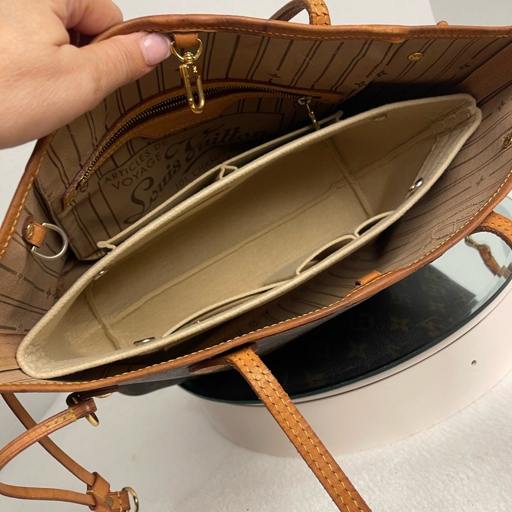 💯 Louis Vuitton MONOGRAM PM NEVERFULL TOTE SHOULDER BAG - Picture 14 of 16